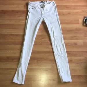 White Hollister Skinny Jeans